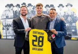 虎扑官网-罗马诺：安塞尔米诺租借加盟多特协议中无买断选项