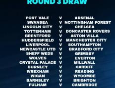 虎扑中国-英格兰联赛杯第三轮抽签结果揭晓，利物浦将对阵南安普顿