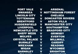 虎扑中国-英格兰联赛杯第三轮抽签结果揭晓，利物浦将对阵南安普顿