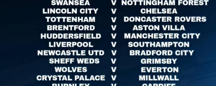 虎扑中国-英格兰联赛杯第三轮抽签结果揭晓，利物浦将对阵南安普顿