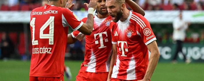 虎扑网址-奥格斯堡2-3拜仁，赛后评分：不是凯恩第一，奥格斯堡17号排第一