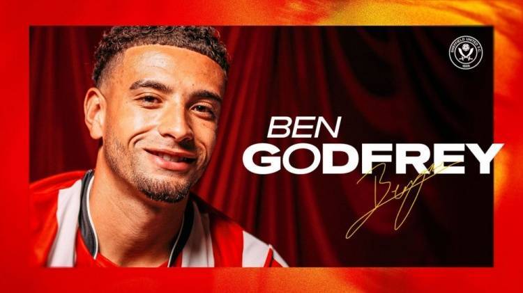 hupu虎扑-官方：亚特兰大27岁中卫戈弗雷(léi)租借加盟谢菲联