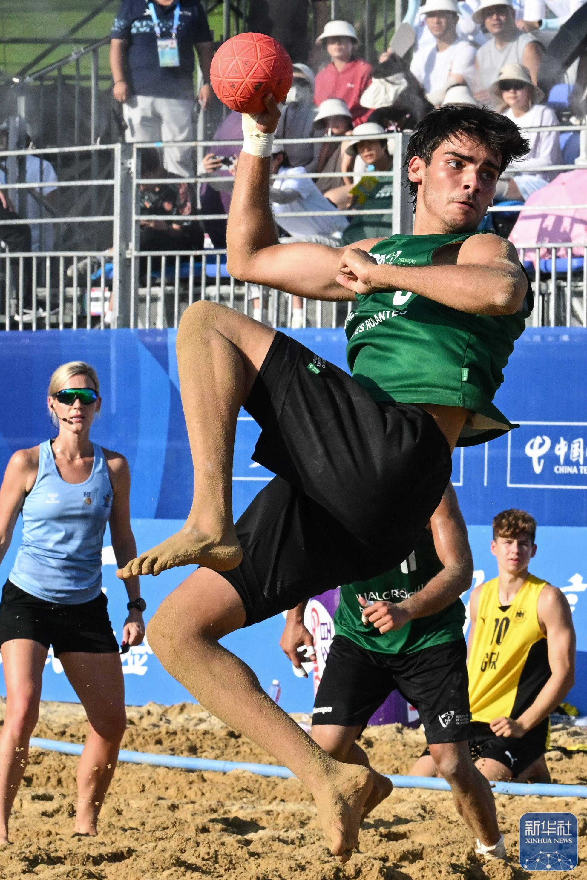 虎扑社区-成都世运会｜沙滩手球男子决赛：德国队夺冠