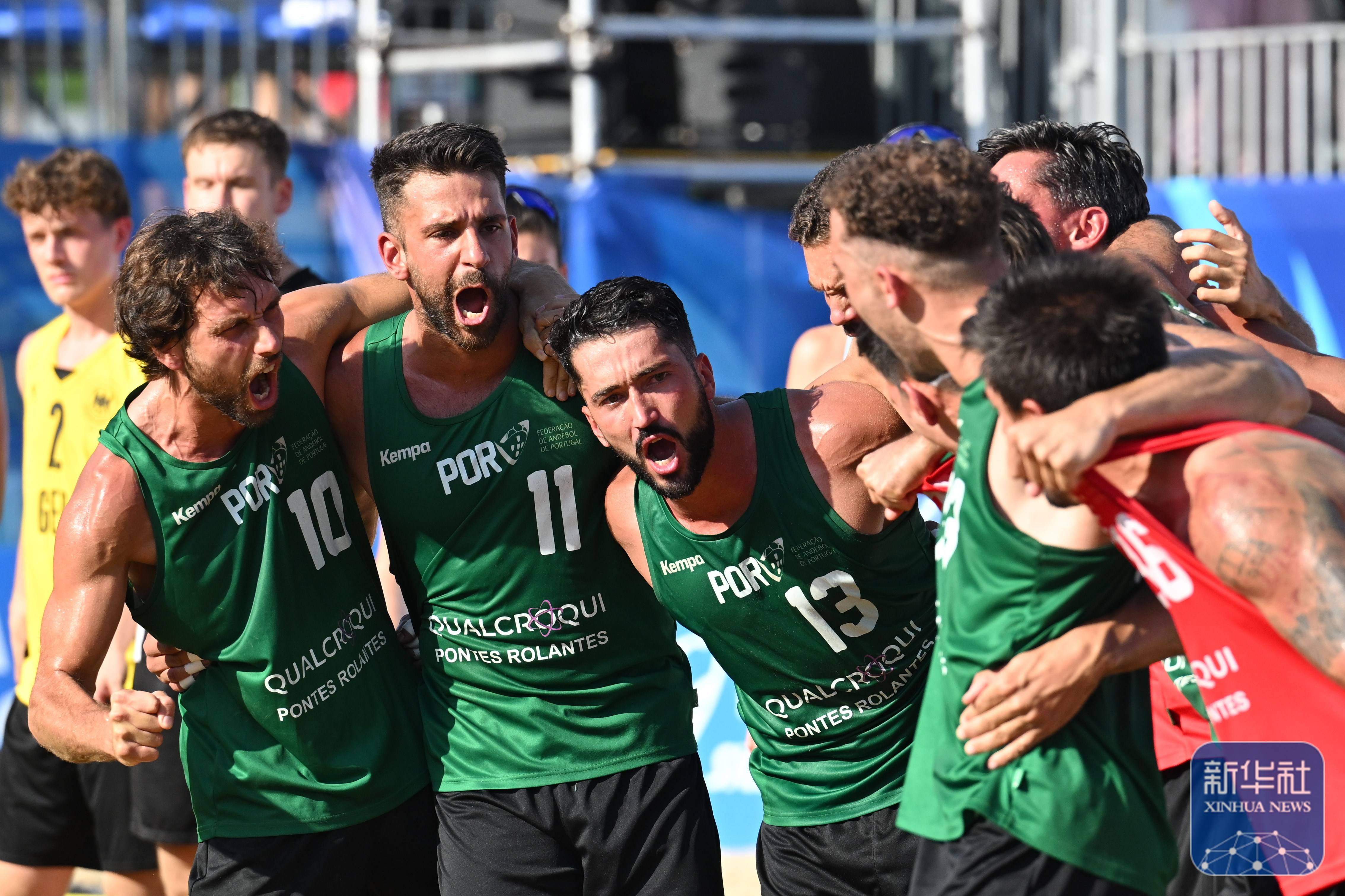 虎扑社区-成都世运会｜沙滩手球男子决赛：德国队夺冠