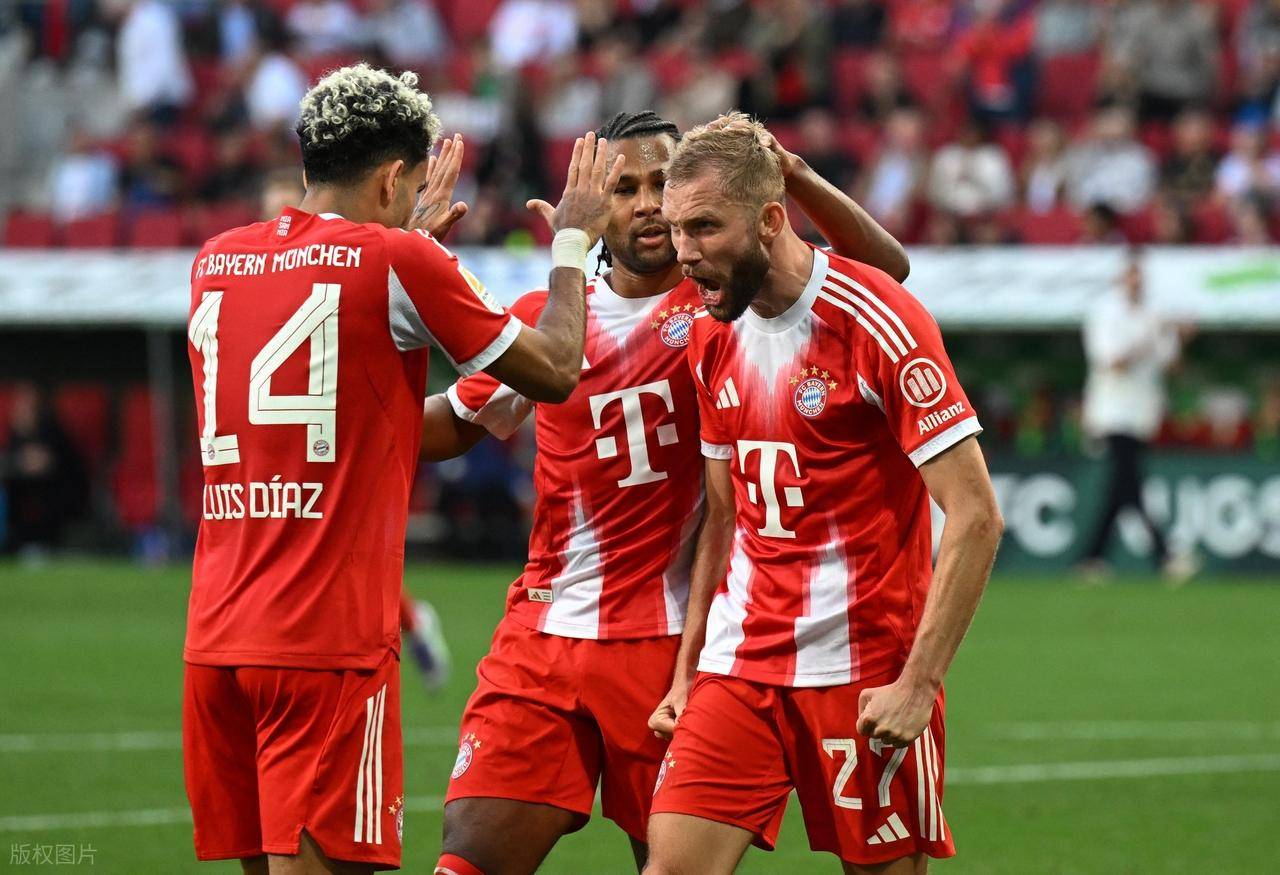 虎扑网址-奥格斯堡2-3拜仁,赛后评分:不是凯恩第一,奥格斯堡17号排第一